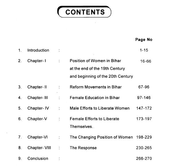 Modernization and Women (Bihar)